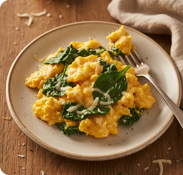 HUEVOS REVUELTOS NIVEL JEFA ;)